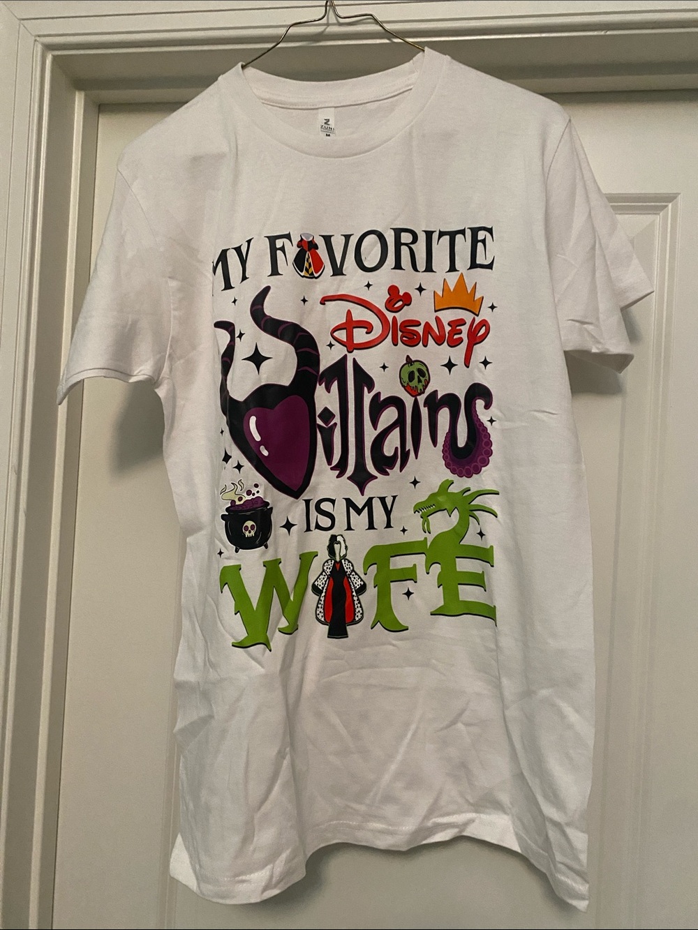 NWOT Walt Disney World Tee Villains Wife Matching